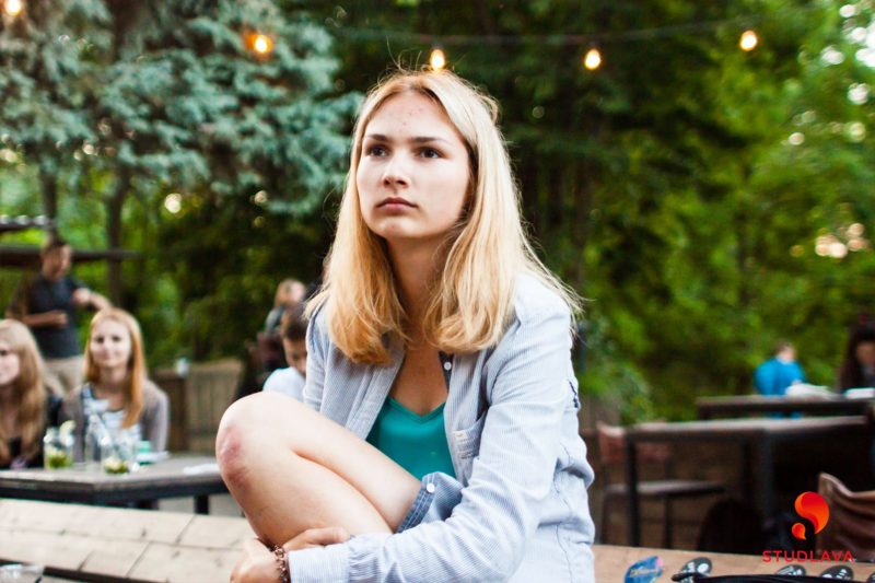 Вікторія Вередіна підловила.